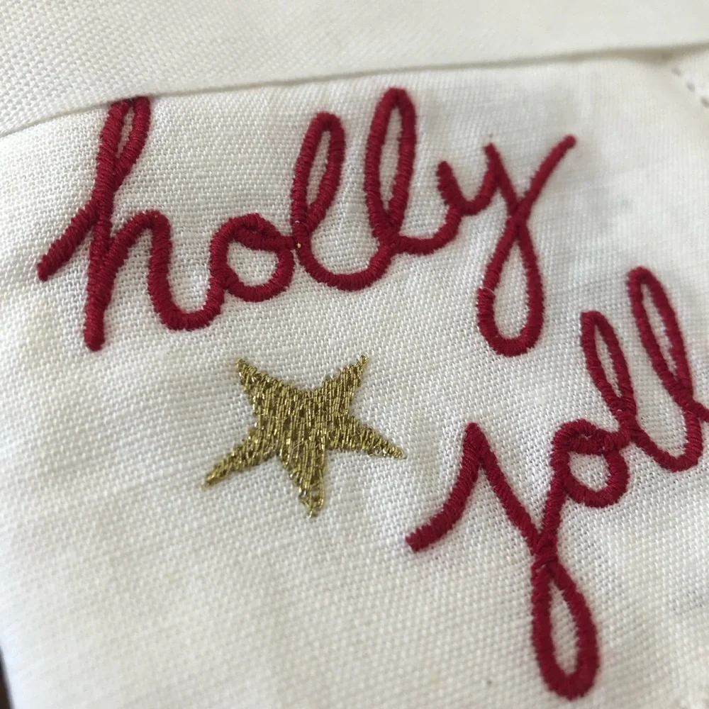 Pottery Barn Holly Jolly Napkins
